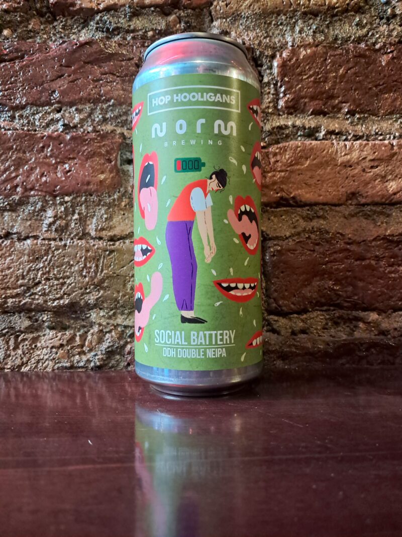 Hop Hooligans - Social Battery DIPA 8% (500ml)
