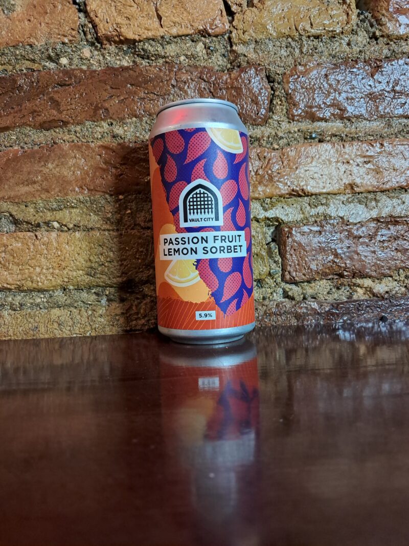 Vault City - Passion Fruit Lemon Sorbet Fruited Sour, 5.9% (440ml)
