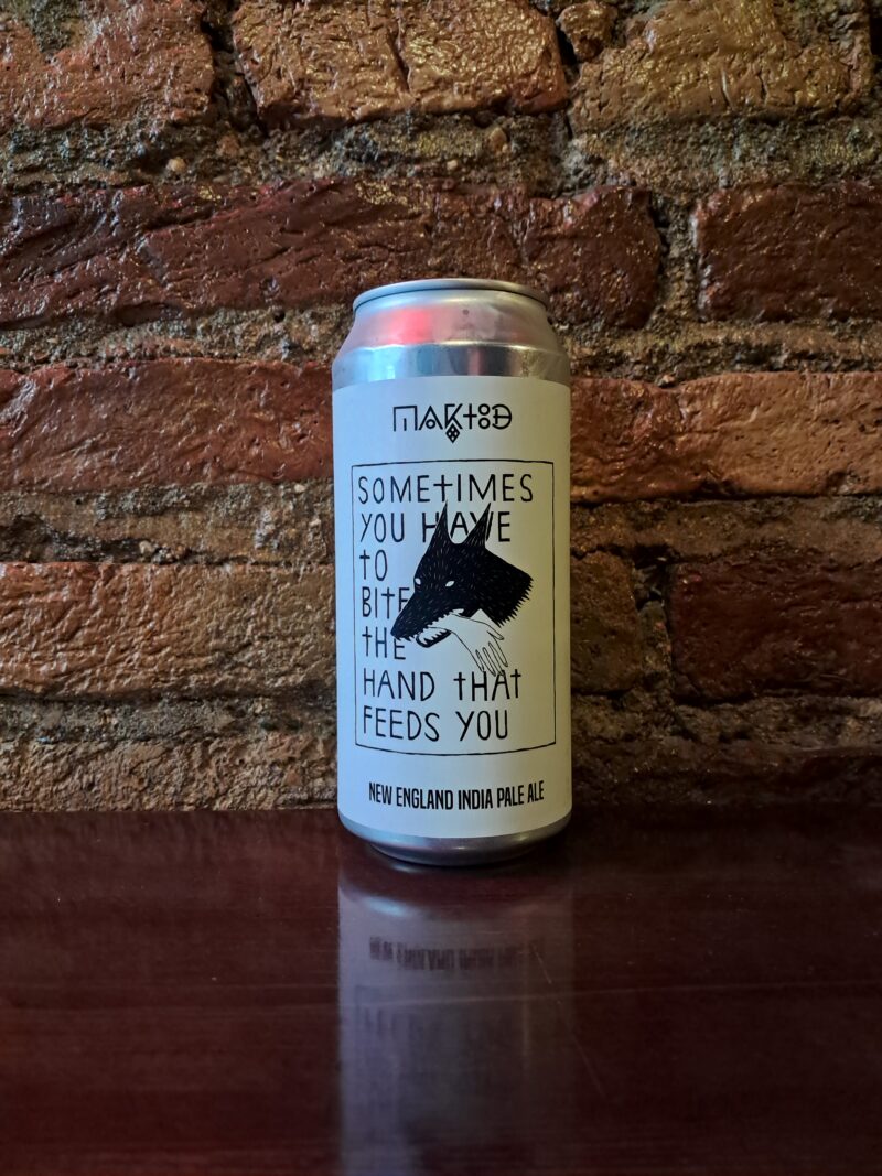 Maktoob Brewing - Sometimes You Have To Bite The Hand That Feeds You NEIPA, 6.3% (440ml)