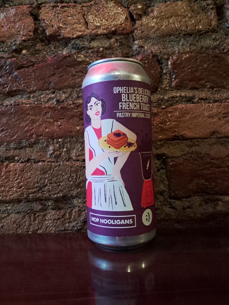 Hop Hooligans - Ophelias Delicious Blueberry French ToastPastry Imp. Stout, 12% (500ml)