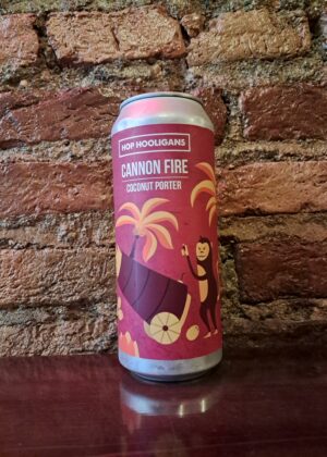 Hop Hooligans - Cannon Fire Coconut Porter, 6% (500ml)