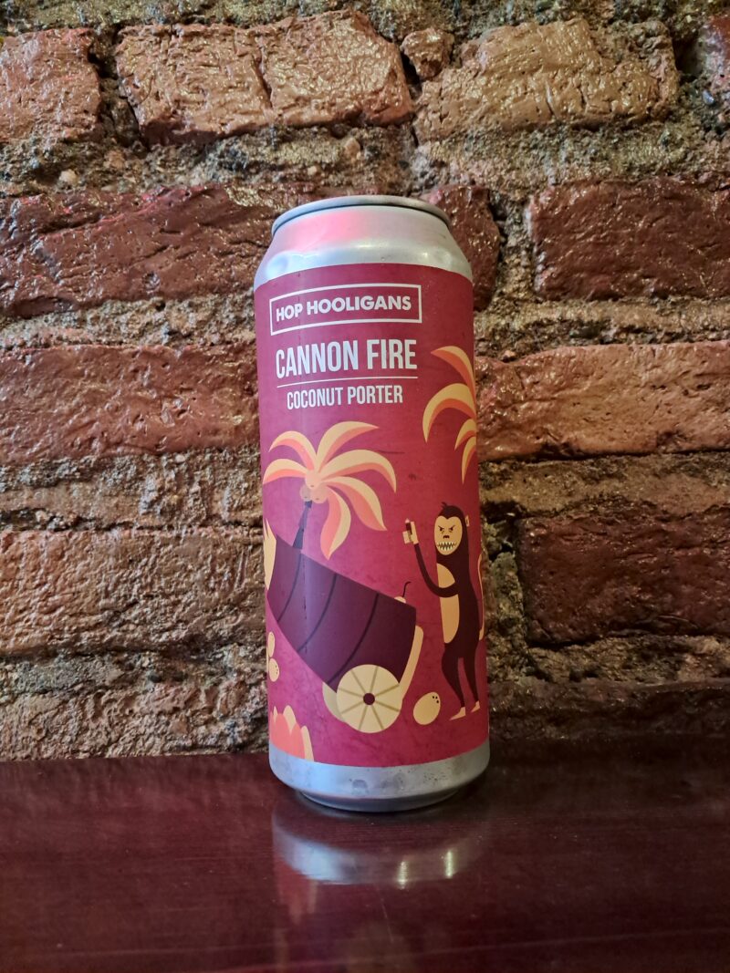 Hop Hooligans - Cannon Fire Coconut Porter, 6% (500ml)