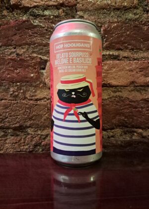 Hop Hooligans - Gelato Sourpuss: Melone Basilico Pastry Sour, 6% (500ml)