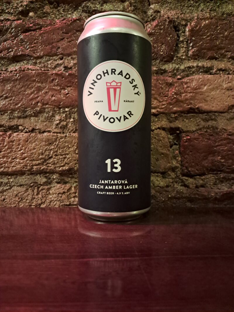 Vinohradsky - Jantarová 13 Amber Lager, 4.9% (500ml)