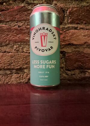 Vinohradsky - Less Sugars More Fun Brut IPA, 5.2% (500ml)