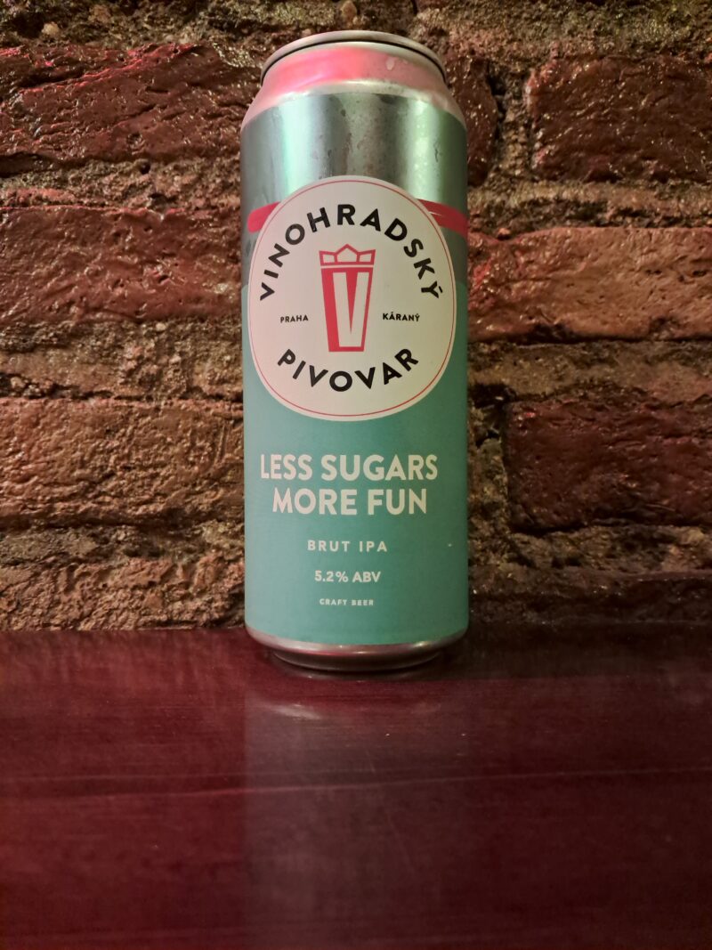 Vinohradsky - Less Sugars More Fun Brut IPA, 5.2% (500ml)