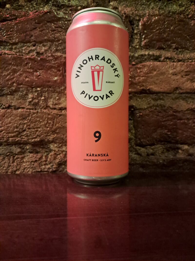 Vinohradsky - Káranská 9 Czech Pale Lager, 3.9% (500ml)