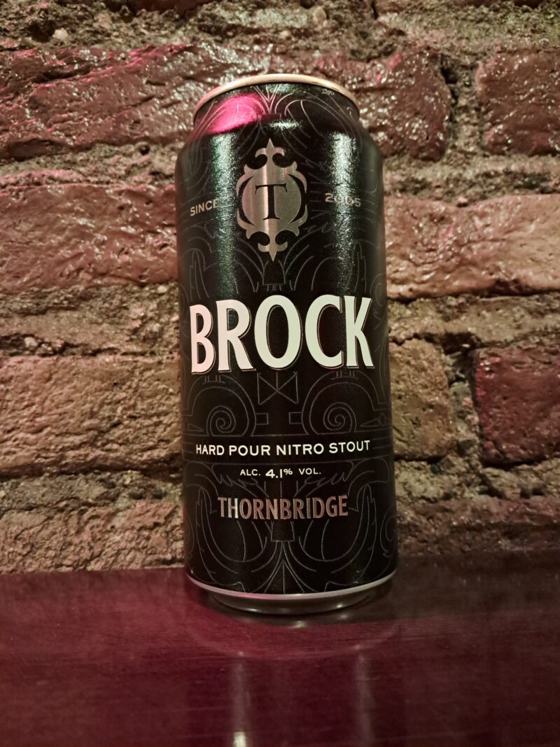 Thornbridge - Brock Nitro Stout, 4.1% (500ml)