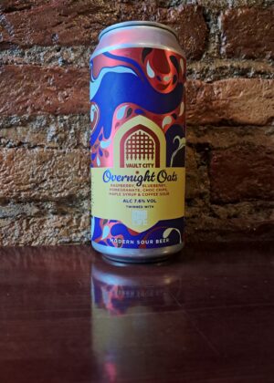 Vault City - Overnight Oats (Raspberry, Blueberry, Pomegranate, Chocolate Chips, Maple Syrup & Coffee) Pastry Sour, 7.6% (440ml)